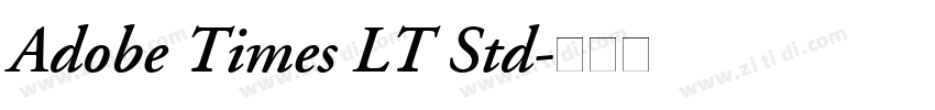 Adobe Times LT Std字体转换 Adobe Times LT Std字体转换